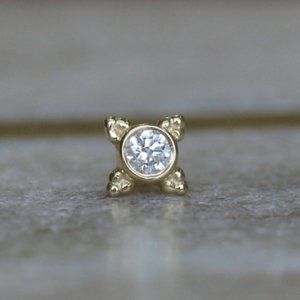 BVLA Diamond Mini Kandy Yellow Gold